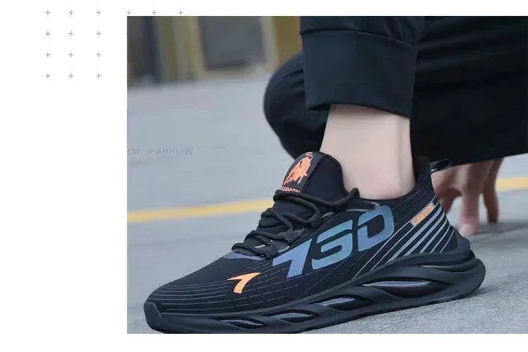 Fashionable shoes summer new men's casual mesh sports shoes male Korea