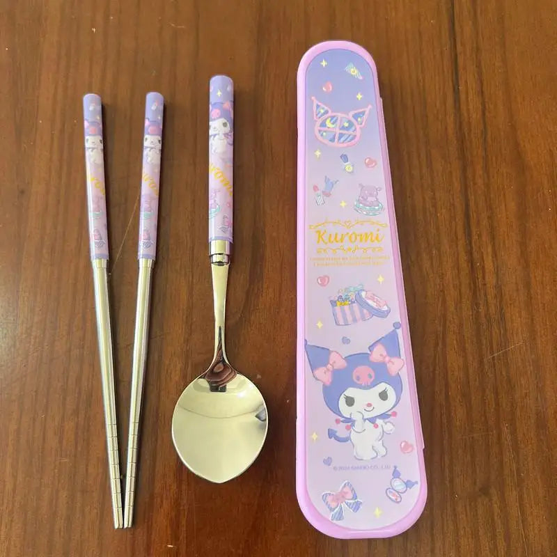 Sanrio Kuromi Tableware Kawaii Children Household in USA.