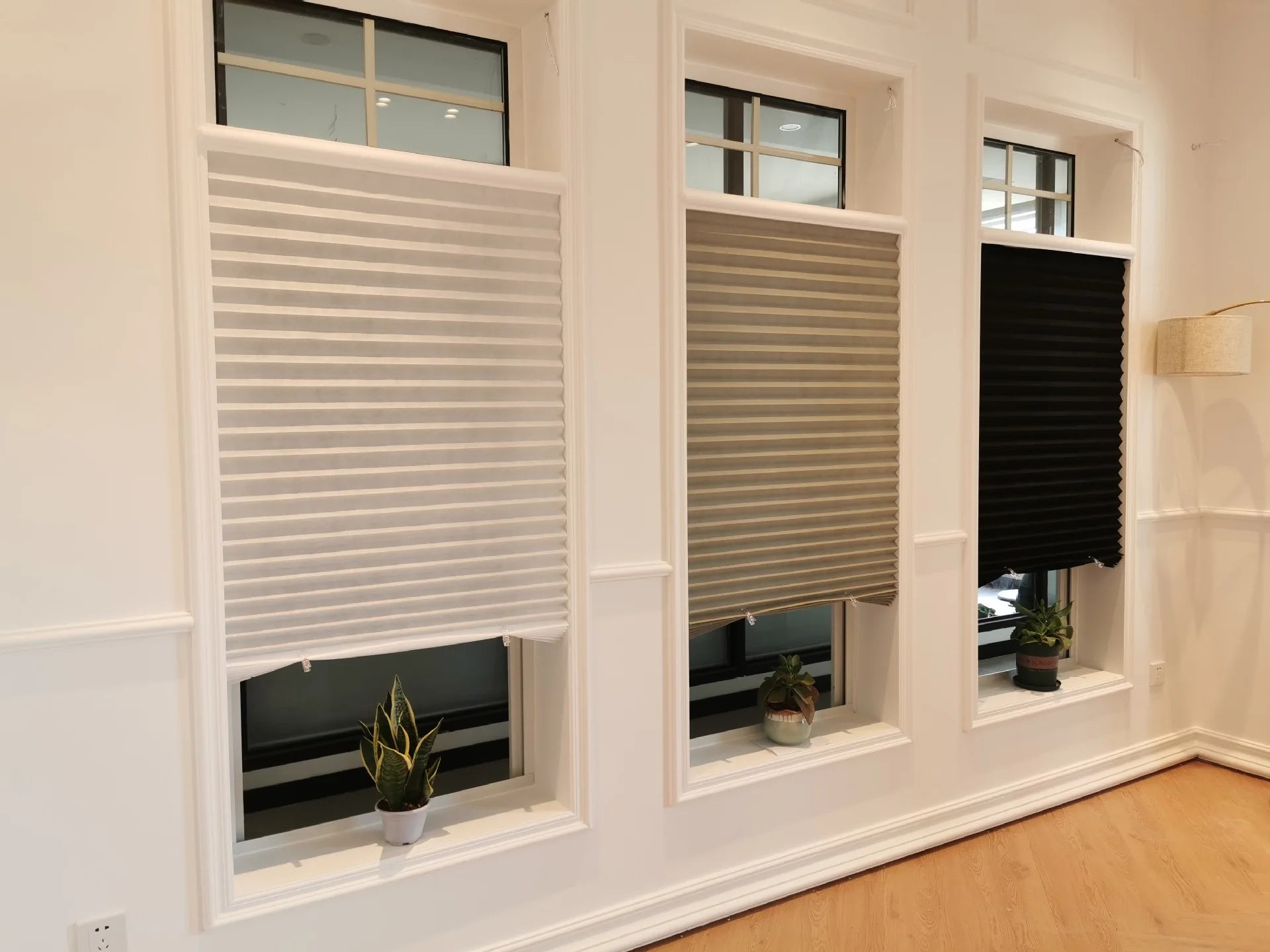 Blind Window Self Adhesive Pleated Blinds Cordless No Drill in USA