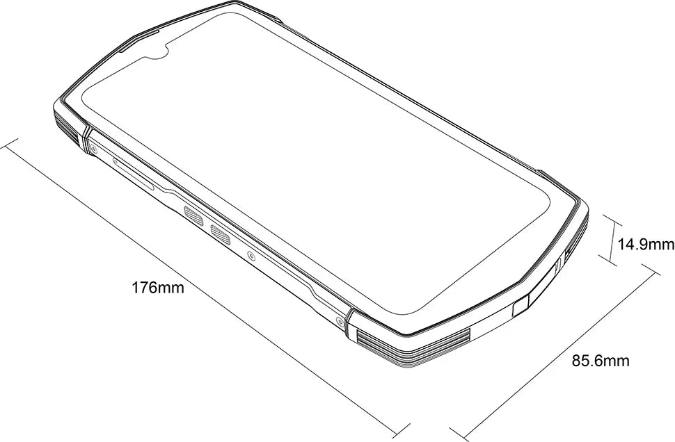 Rugged Smartphone Cellphone Dual-Screen Waterproof in USA.