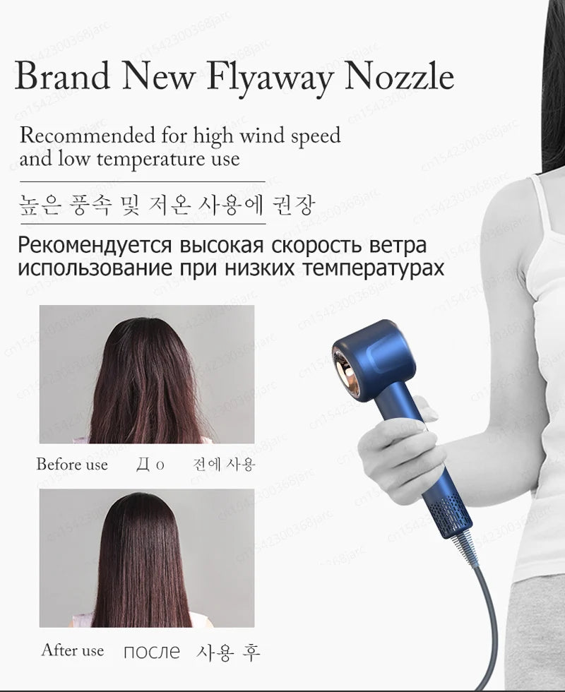 Professional Super Hair Dryer Negative Ion Quick Dry Leafless Hair dry