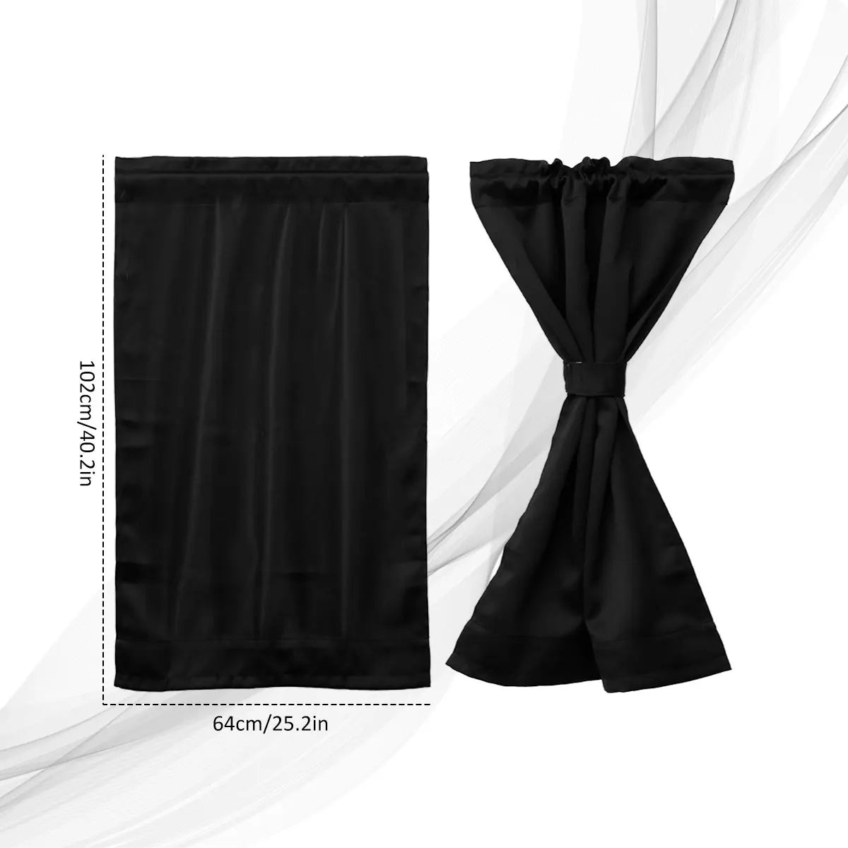 Door Curtains Polyester Blackout Window Curtain in USA