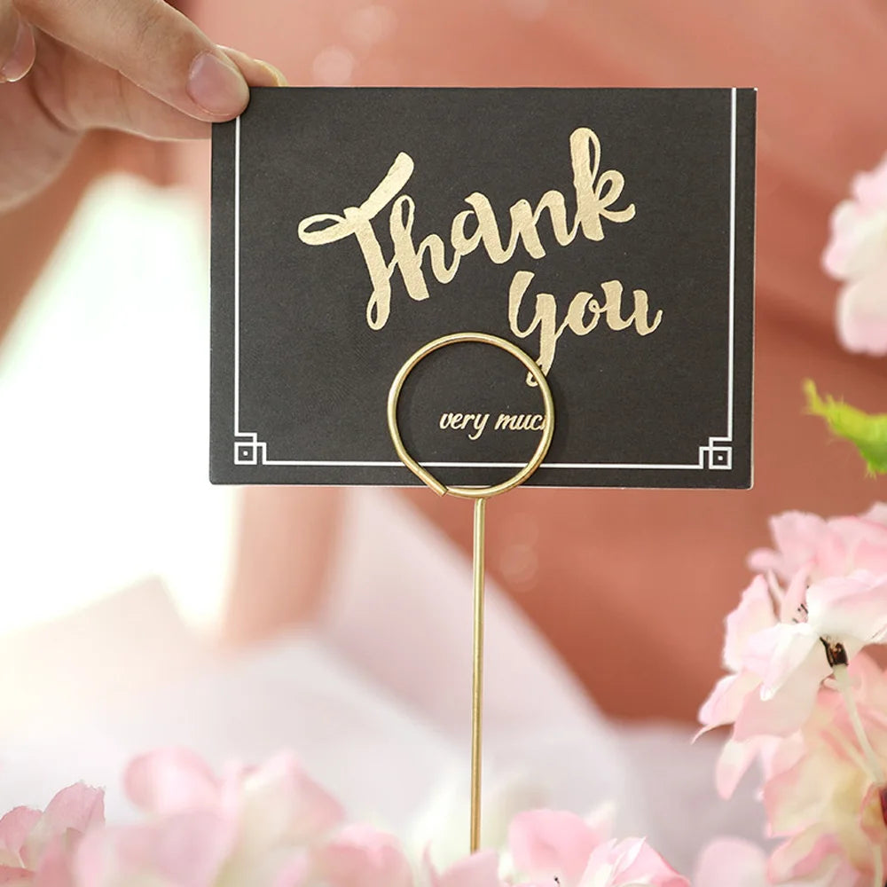 flower shop special card gold-plated flower party decoration in USA