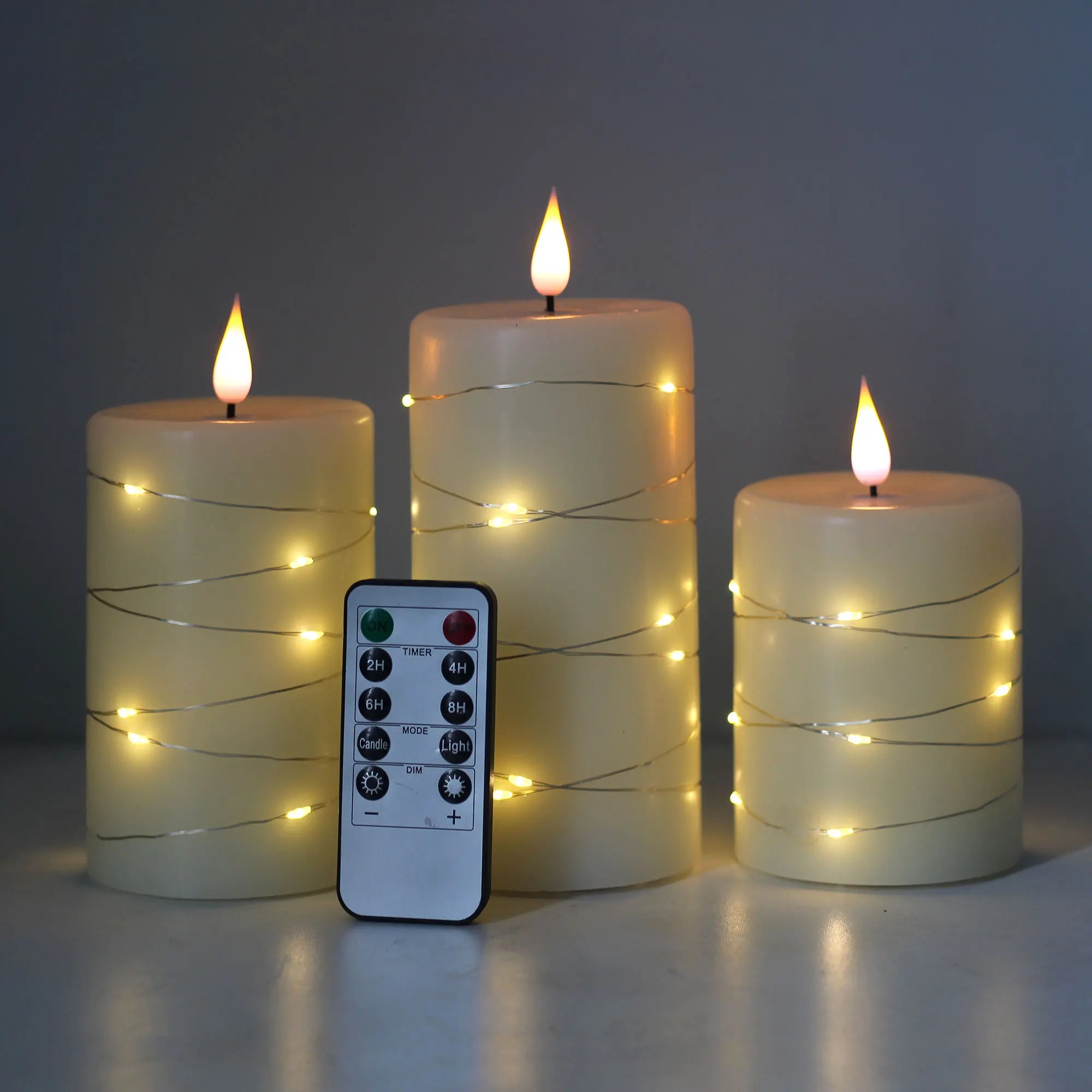 Flameless Candles Battery Operated Remote in USA.