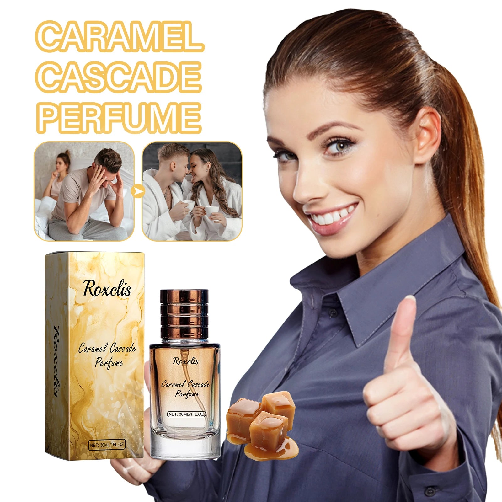 ROXELIS Caramel Cascade Perfume Spray Perfumes in USA