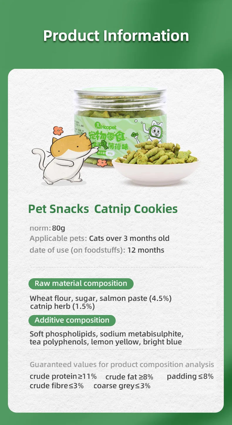 Pet Cats Mint Biscuits Cat Teeth Grinding Snacks Tooth in USA