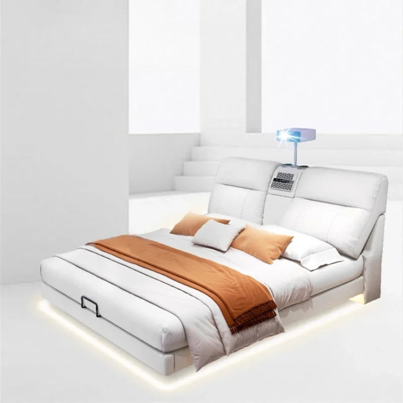 Modern Bed Frame Elegant Multifunctional Bed Comferter