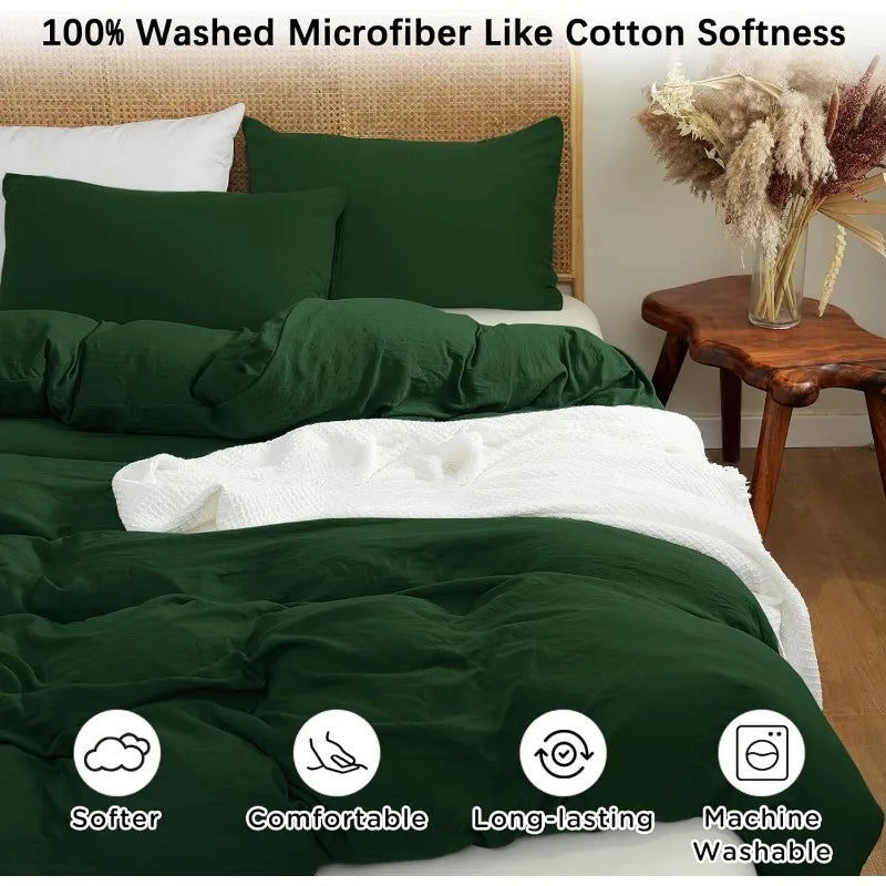 Washed Microfiber Like Washed Cotton Super Soft and Breathable