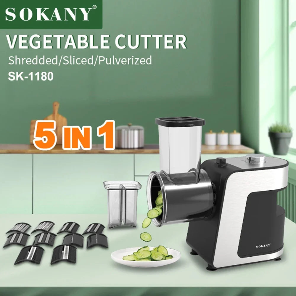 Functional Vegetable Slicer, Food Processing Robot, in USA.