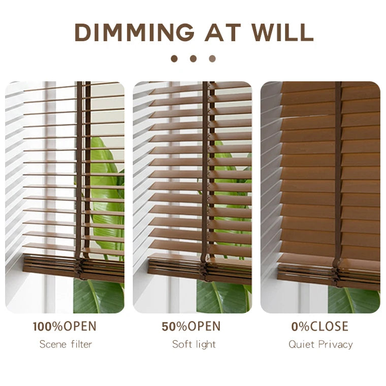 Smart Shutters shades Wooden Tuya Smart Life Alexa Googl