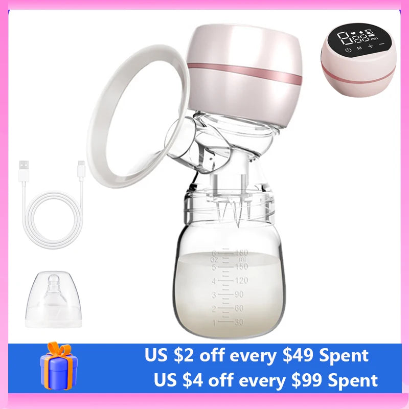 Portable Electric Breast Pump Breast Pump LED Screen in USA