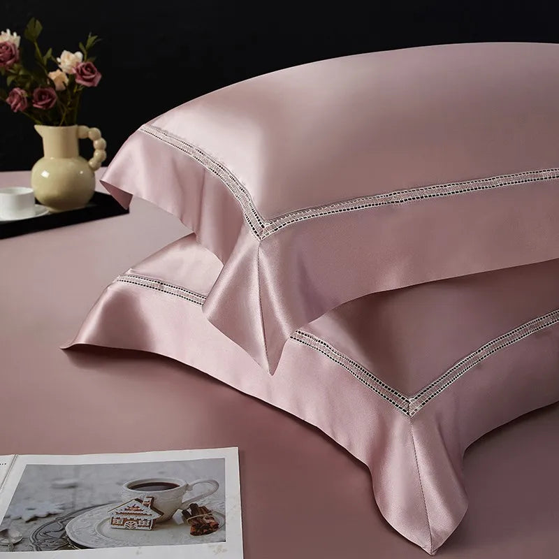 Premium Solid Color Bedding Set Soft Silky Duvet Cover in USA