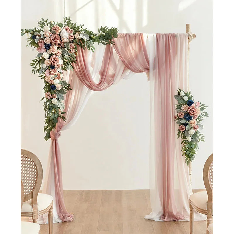 Meters Wedding Sheer Arch Decor Drapes Chiffon IN USA.