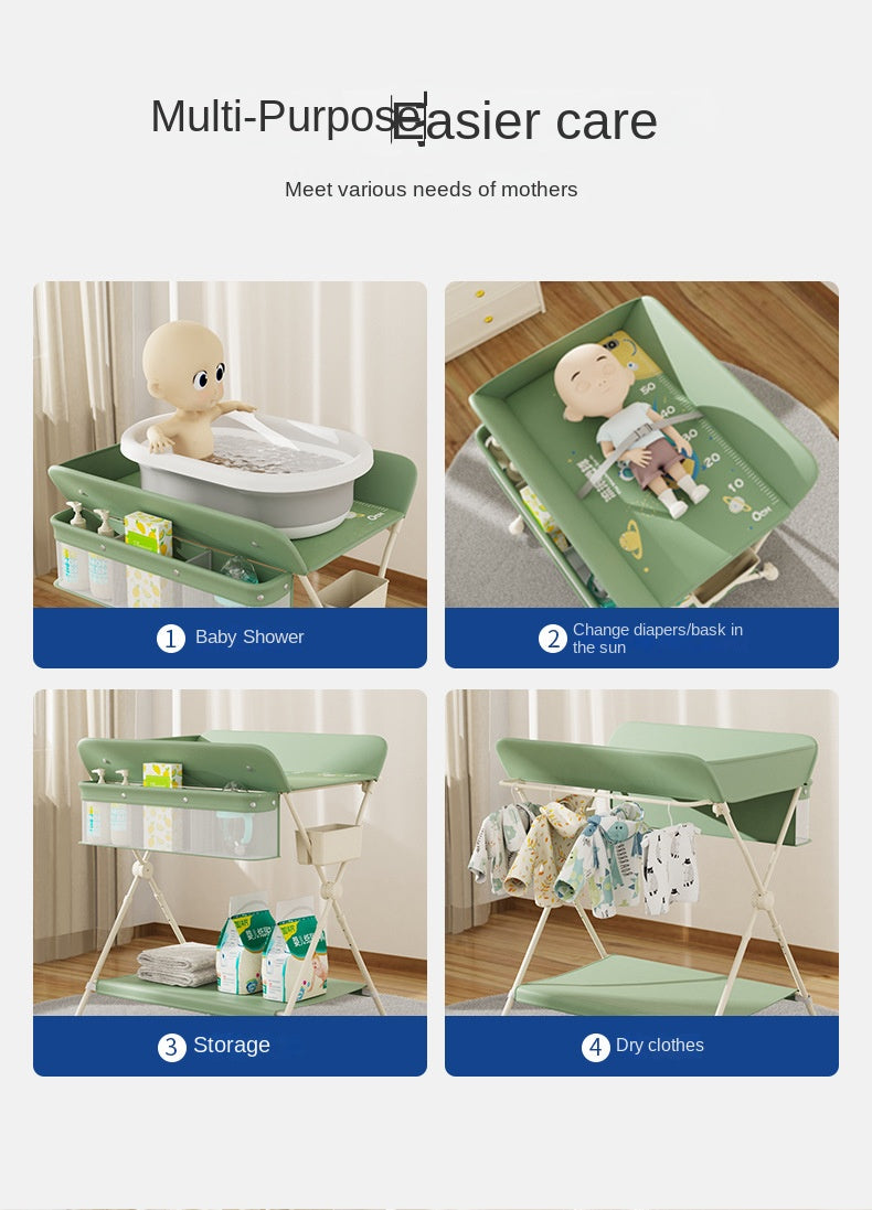 Baby Diaper Changing Table Multifunctional Massage Touch in USA