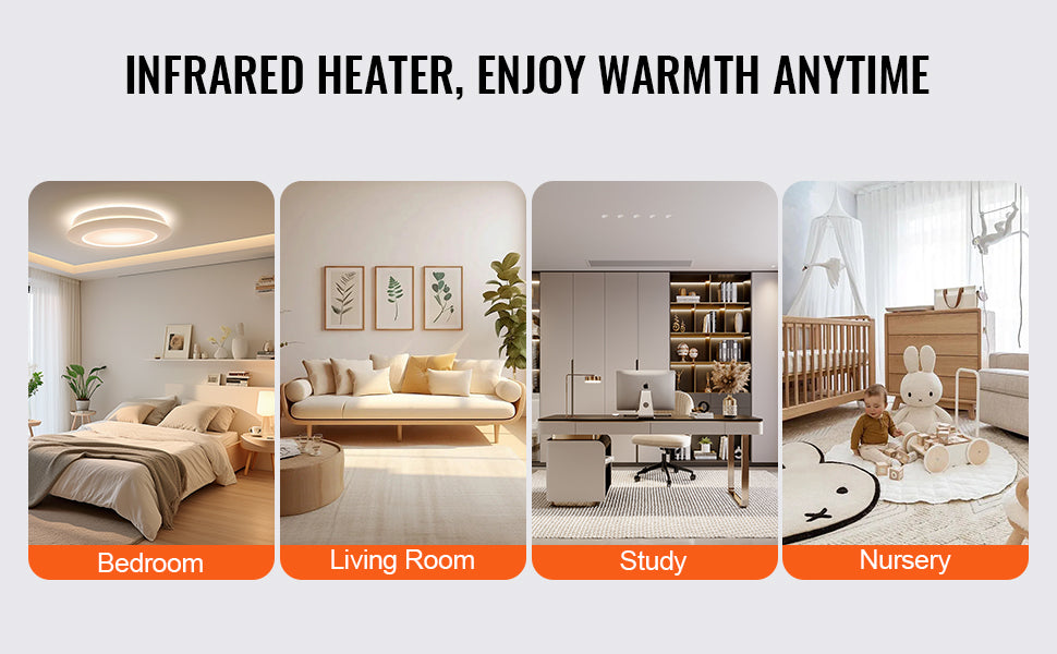 Infrared Heater Remote Control Electric Space Heater in USA.