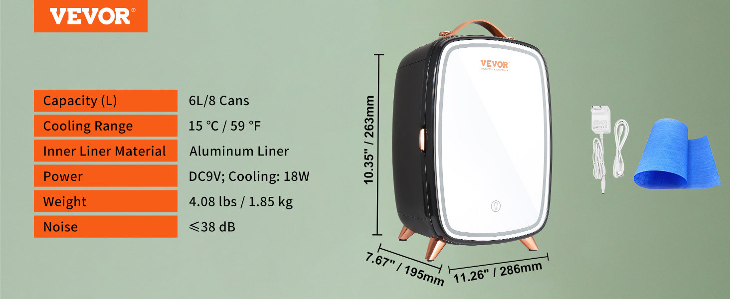 Mini Cosmetics Fridge Electric Refrigeration IN USA.